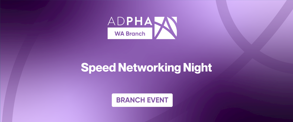 WA Branch | Speed Networking Night